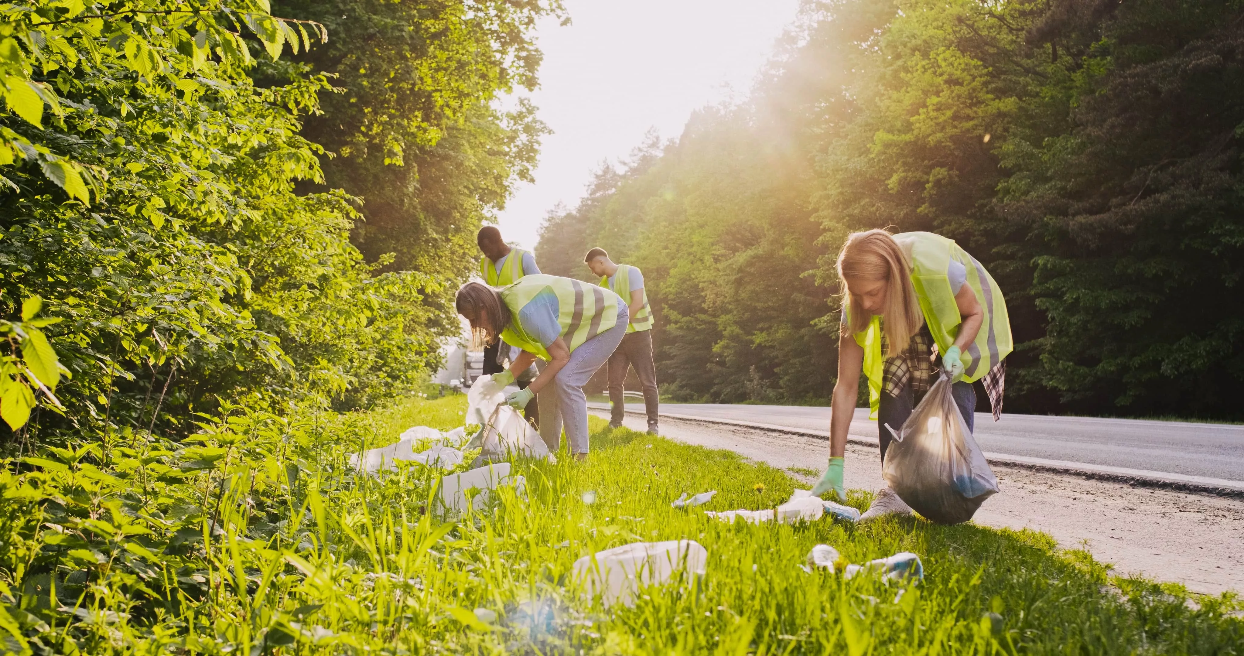 Burgers plandelen in de natuur 